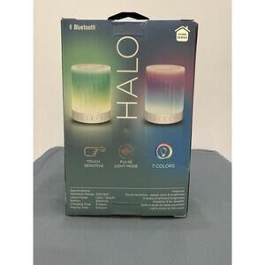 POM Home Halo Bluetooth Speaker LED Light Wireless Portable New in Box